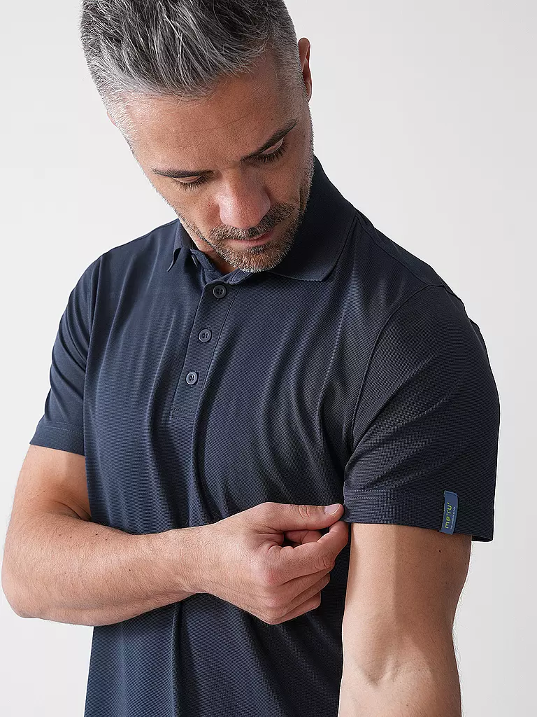 MERU | Herren Poloshirt Bristol | grau