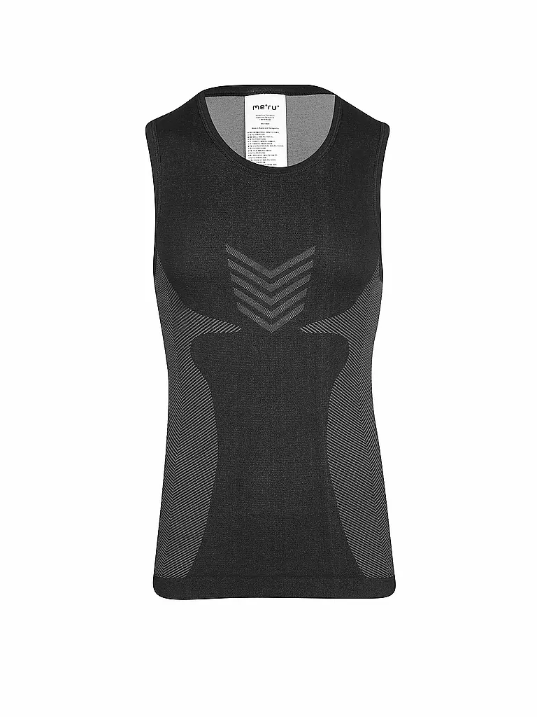 MERU | Herren Singlet Anvik | schwarz