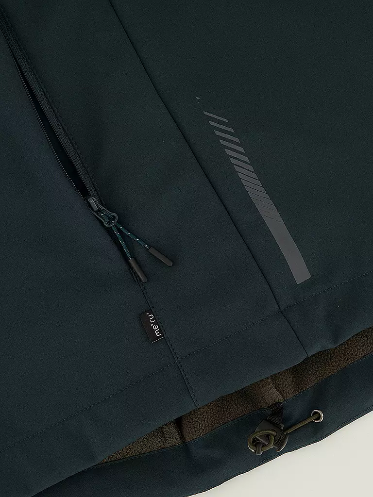 MERU | Herren Softshell Jacke Toulouse Hoodie | dunkelgrün