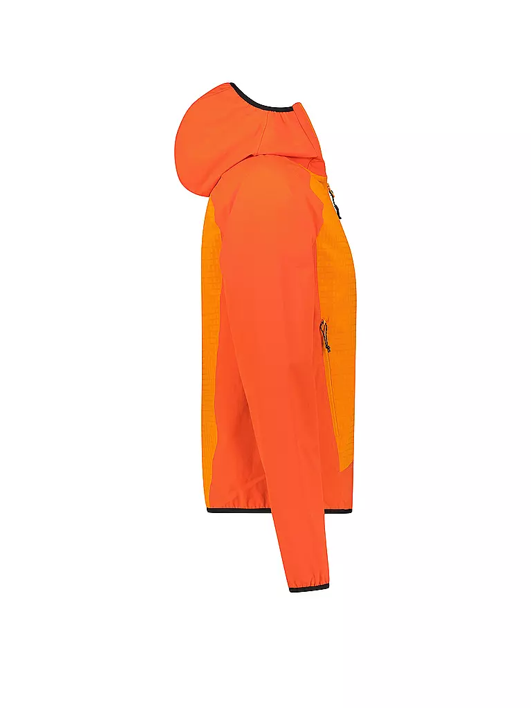 MERU | Herren Softshelljacke Geelong Hoodie | orange