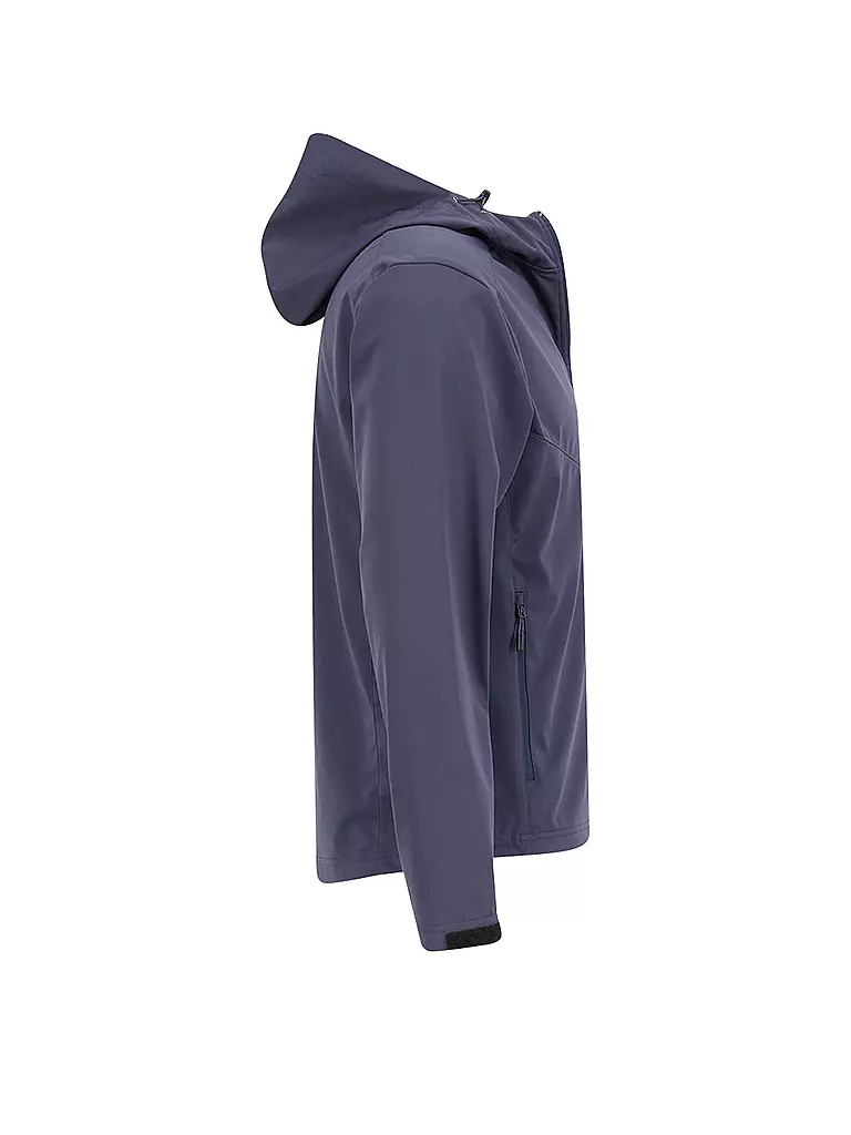 MERU | Herren Softshelljacke Meaux Hoodie | schwarz