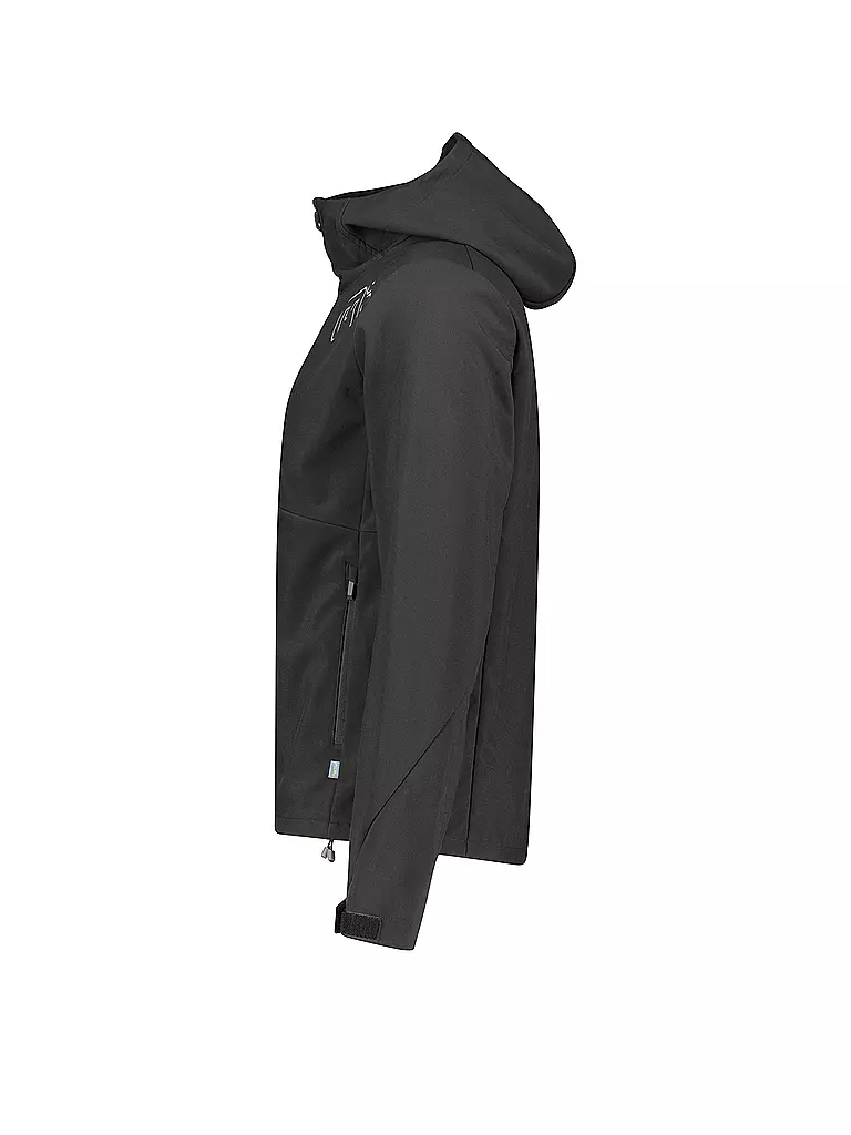 MERU | Herren Softshelljacke Talcahuano Hoodie | schwarz