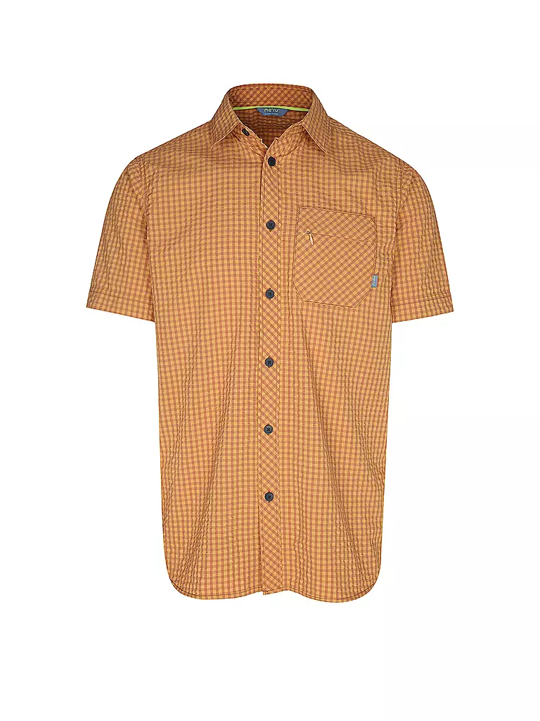 MERU | Herren Wanderhemd Valongo Uni | kupfer