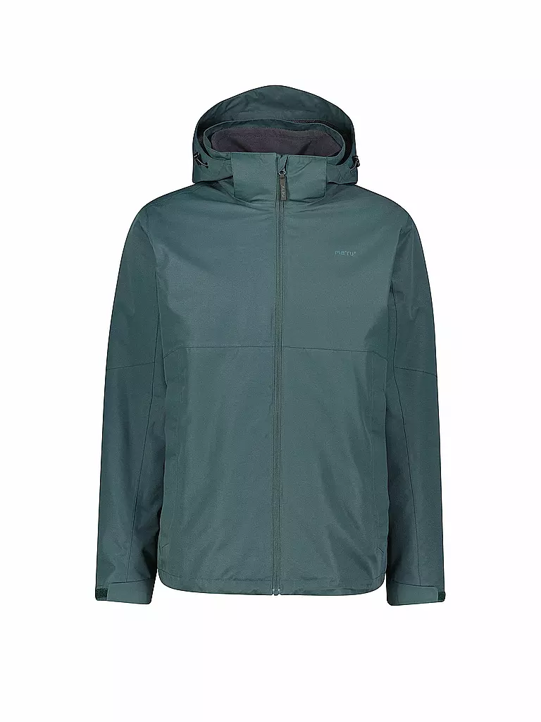 MERU | Herren Wanderjacke Bedfird 2in1 Hoodie | dunkelgrün