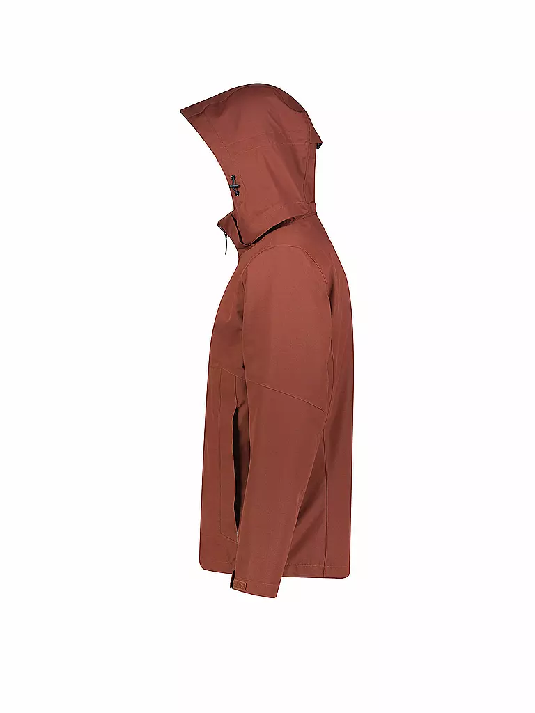 MERU | Herren Wanderjacke Bedfird 2in1 Hoodie | kupfer