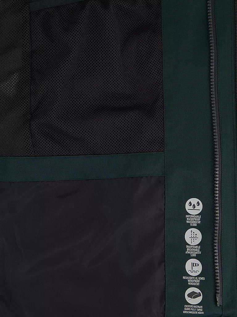 MERU | Herren Wanderjacke Bedfird 2in1 Hoodie | dunkelgrün