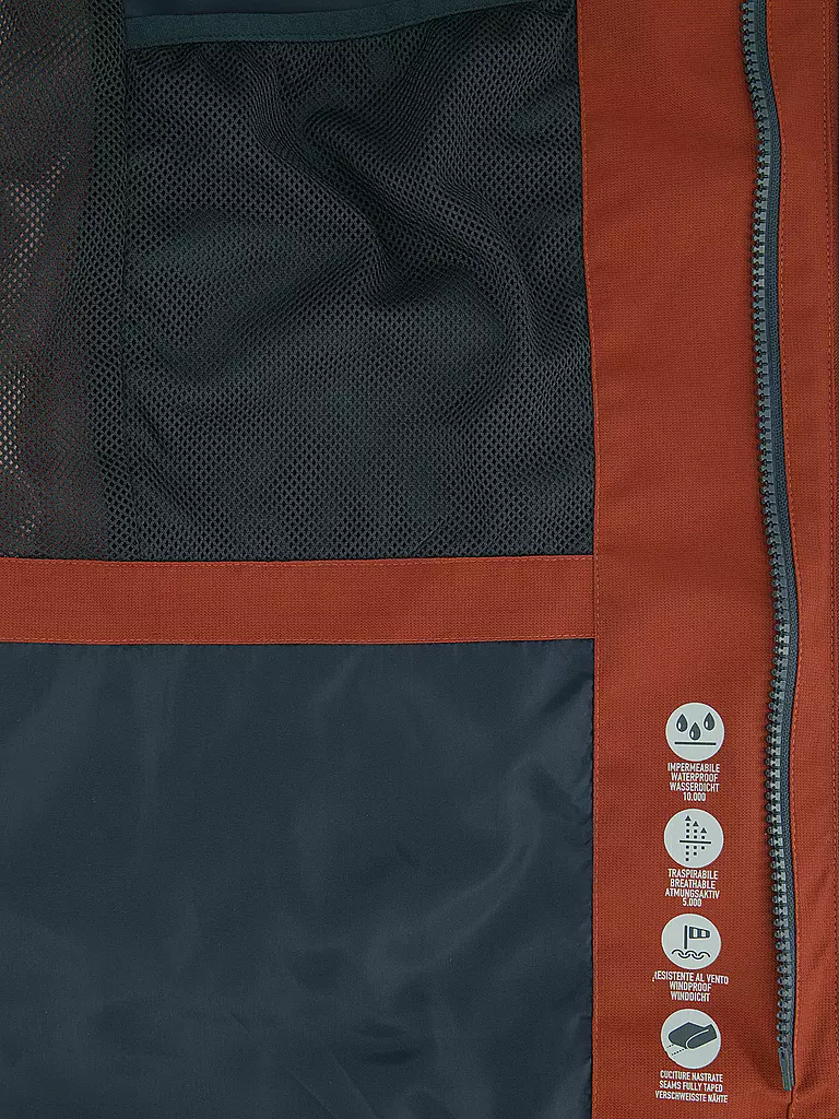 MERU | Herren Wanderjacke Bedfird 2in1 Hoodie | dunkelgrün