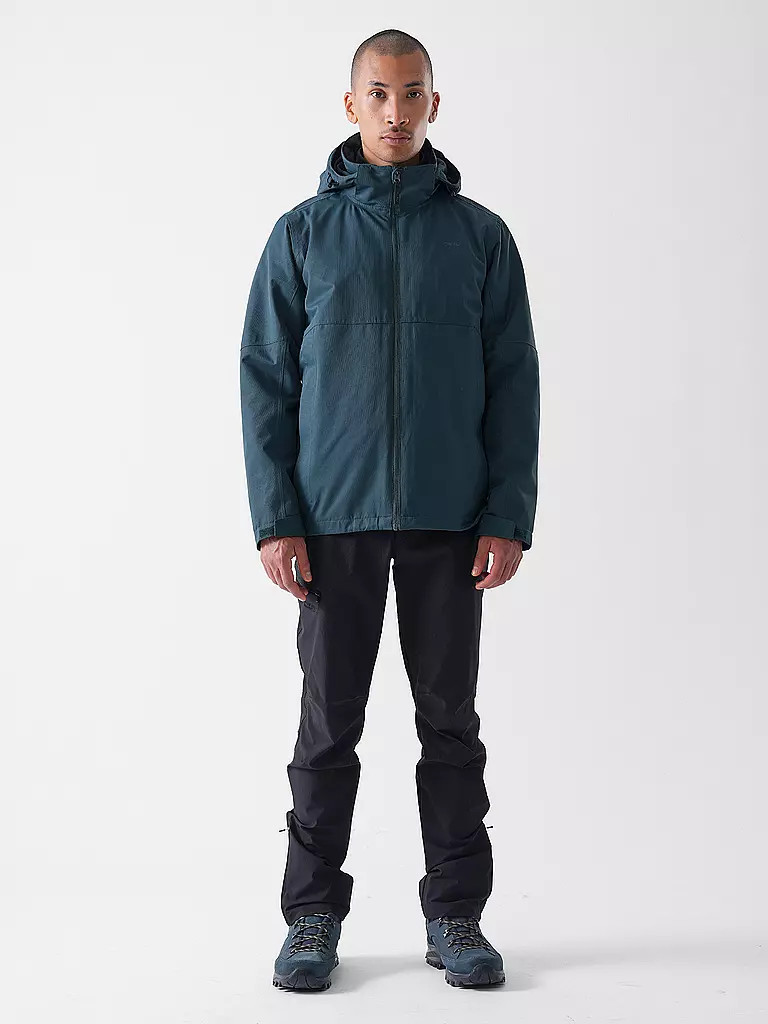 MERU | Herren Wanderjacke Bedford 2in1 Hoodie | dunkelgrün