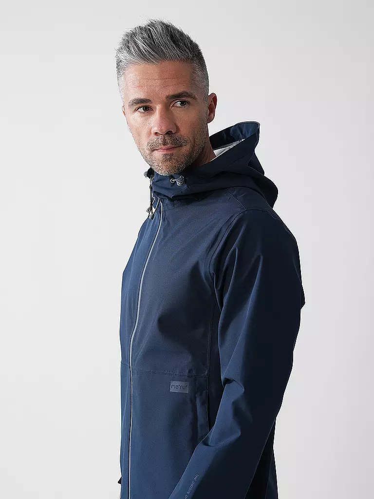 MERU | Herren Wanderjacke Lagos 3L Hoodie | dunkelblau