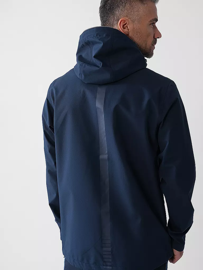 MERU | Herren Wanderjacke Lagos 3L Hoodie | dunkelblau