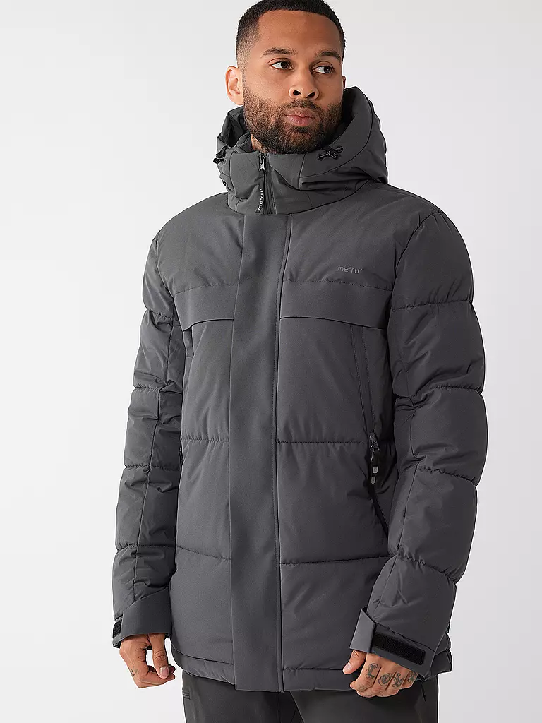 MERU | Herren Wanderjacke Varberg Hoodie | hellblau