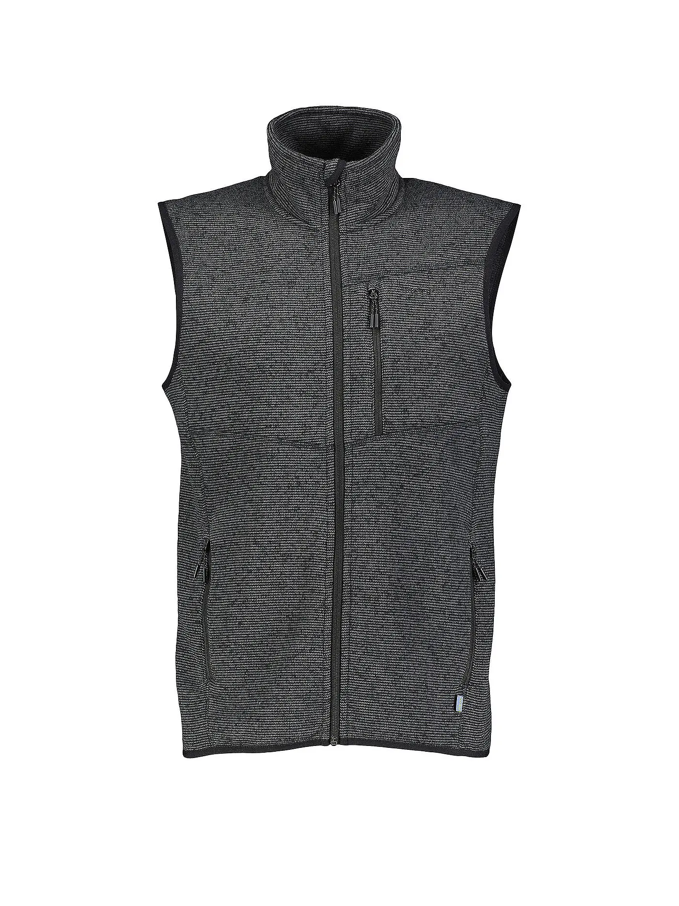 MERU | Herren Weste Bergen Strickfleece | schwarz