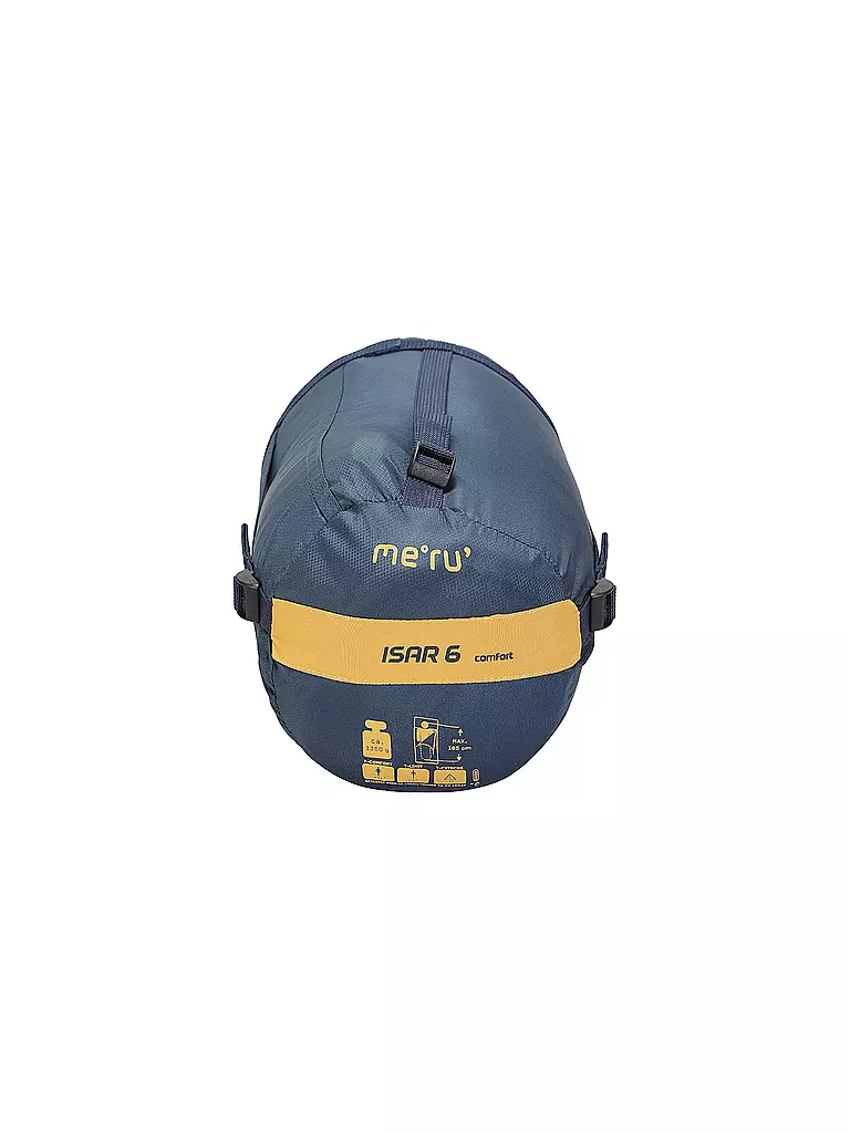 MERU | Kunstfaserschlafsack Isar 6 Comfort 42x21cm 1350g | dunkelblau