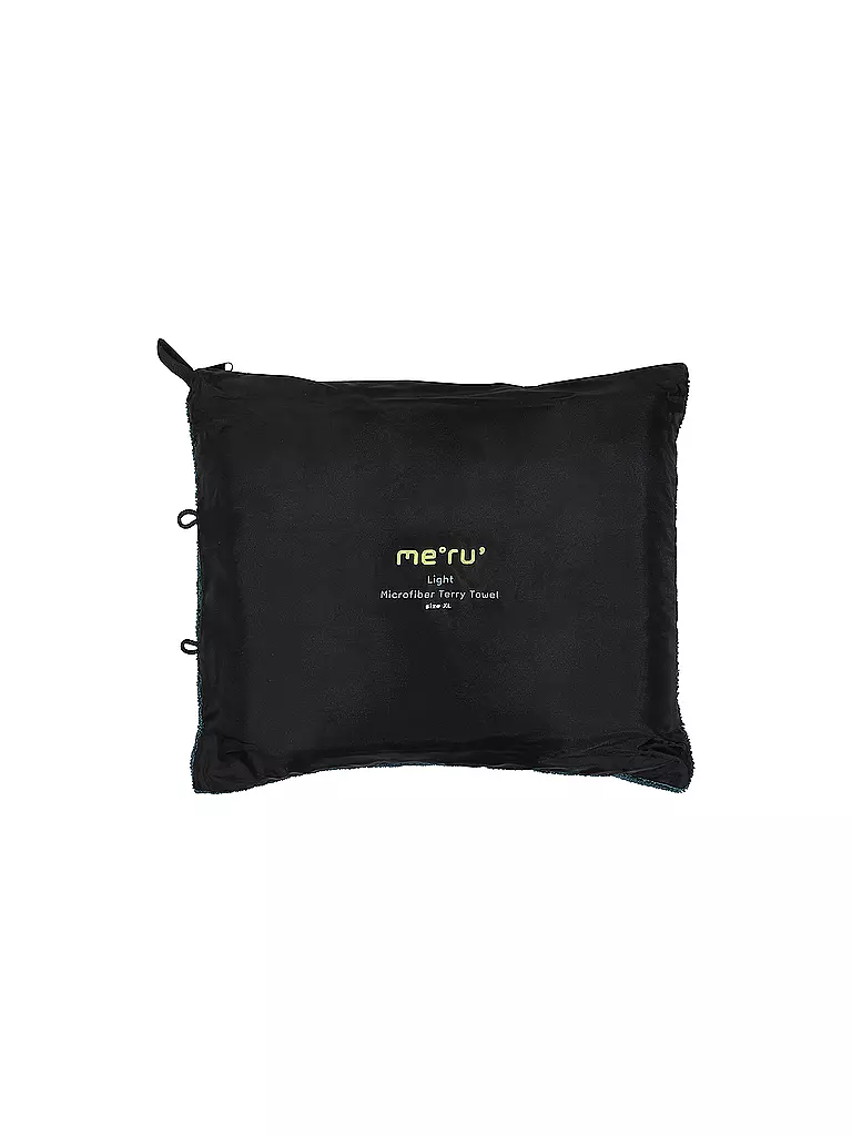 MERU | Mikrofaser Handtuch Sports Towel Terry XL | grün