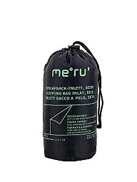 MERU | Seiden Schlafsack  | blau