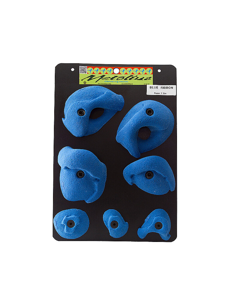 METOLIUS Klettergriffe Blue Ribbon Super 7 blau