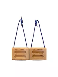 METOLIUS | Trainingsgerät Wood Rock Rings II | braun