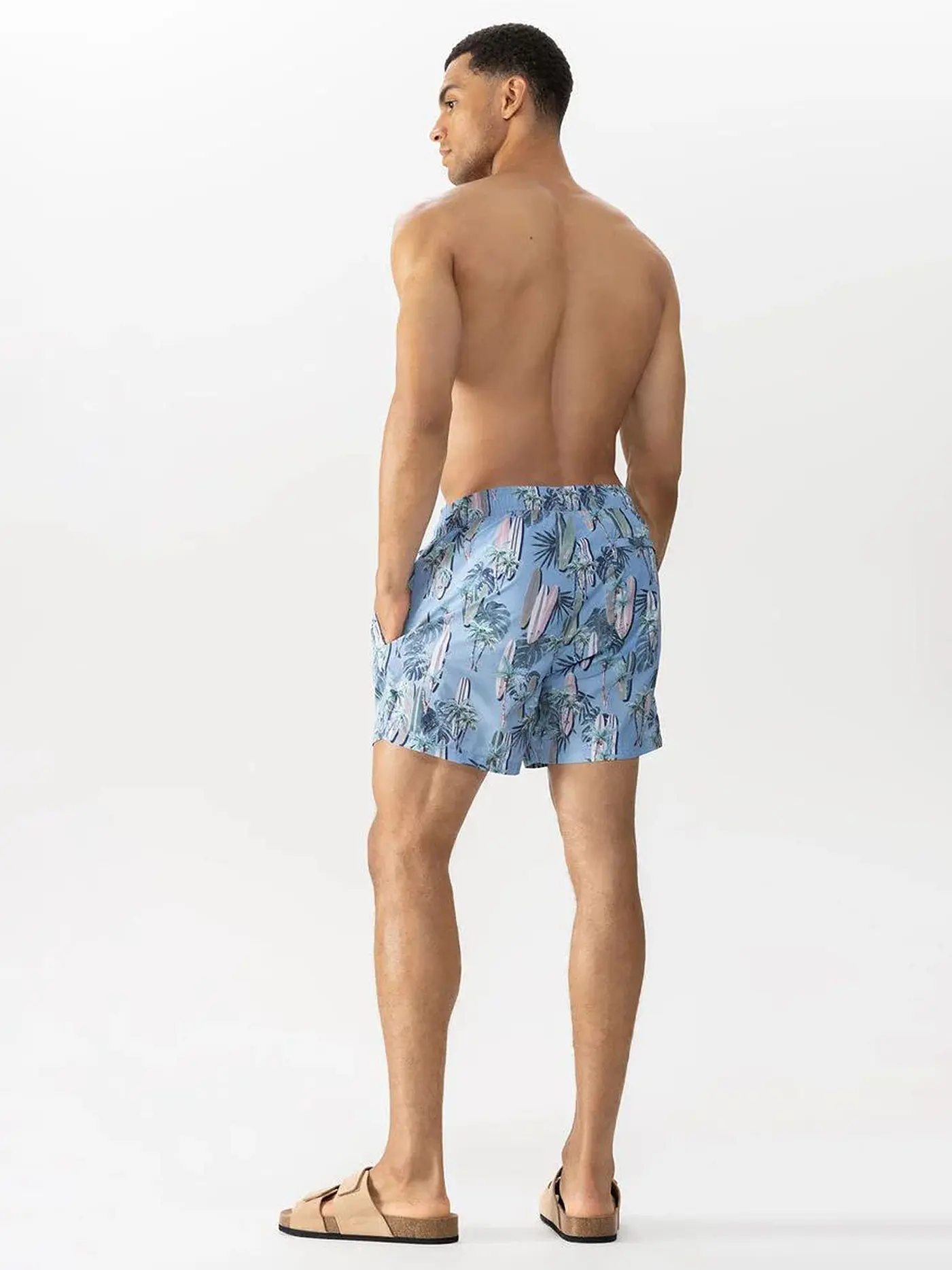 MEY | Herren Badeshort | hellblau