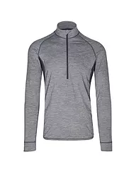 MEY | Herren Unterzieh Zipshirt PRFRMNC+ | grau