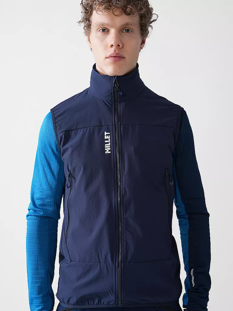MILLET |  Herren Softshellweste Fusion XCS | dunkelblau