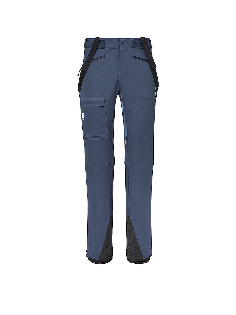 MILLET Herren Softshell Tourenhose Kamet Shield mit Träger dunkelblau | L