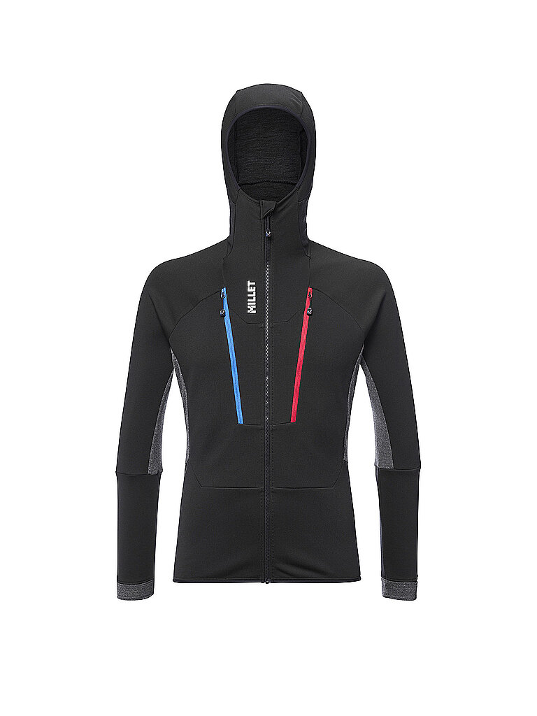 MILLET Herren Hybridjacke TRILOGY ICON WOOL Fleece Hoodie schwarz | M