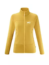 MILLET | Damen Fleecejacke Fusion Grid | senf