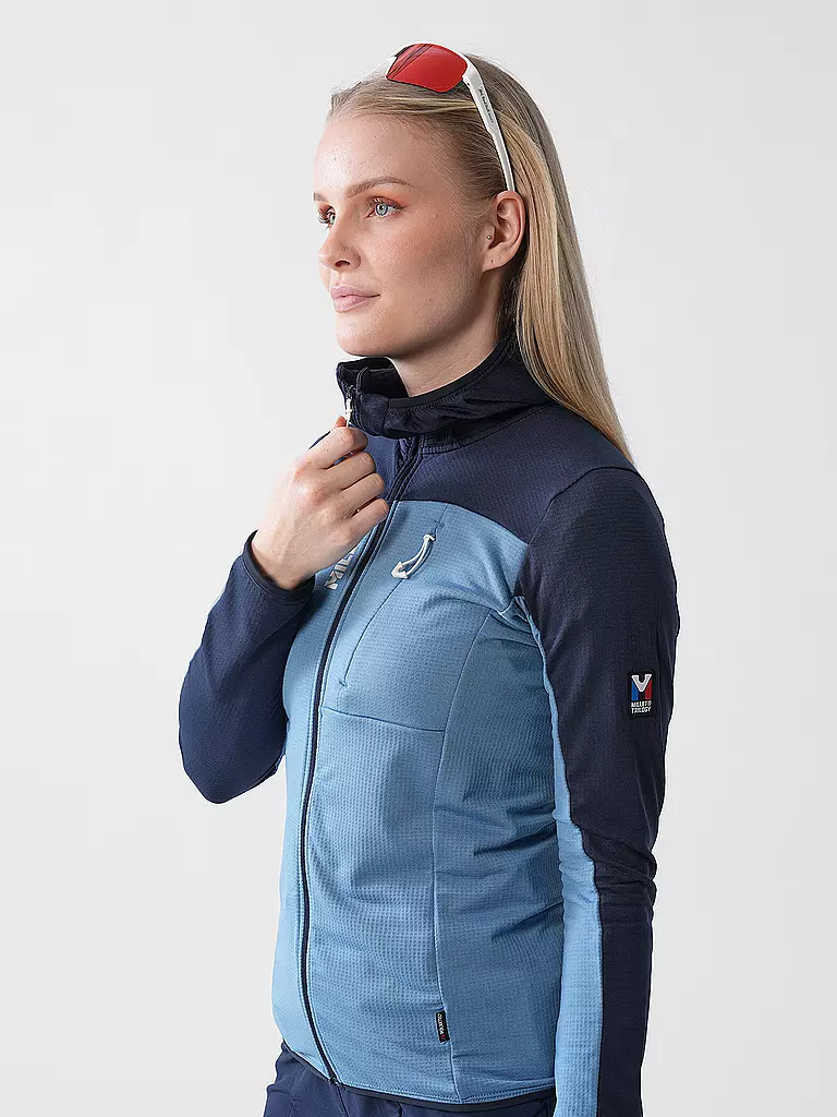 MILLET | Damen Fleecejacke Trilogy Icon Lightgrid Hoodie | dunkelblau