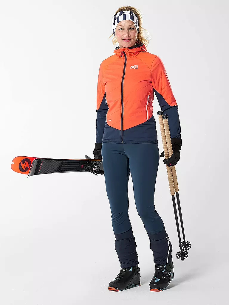 MILLET | Damen Hybridjacke Touring Speed XCS Hoodie | koralle