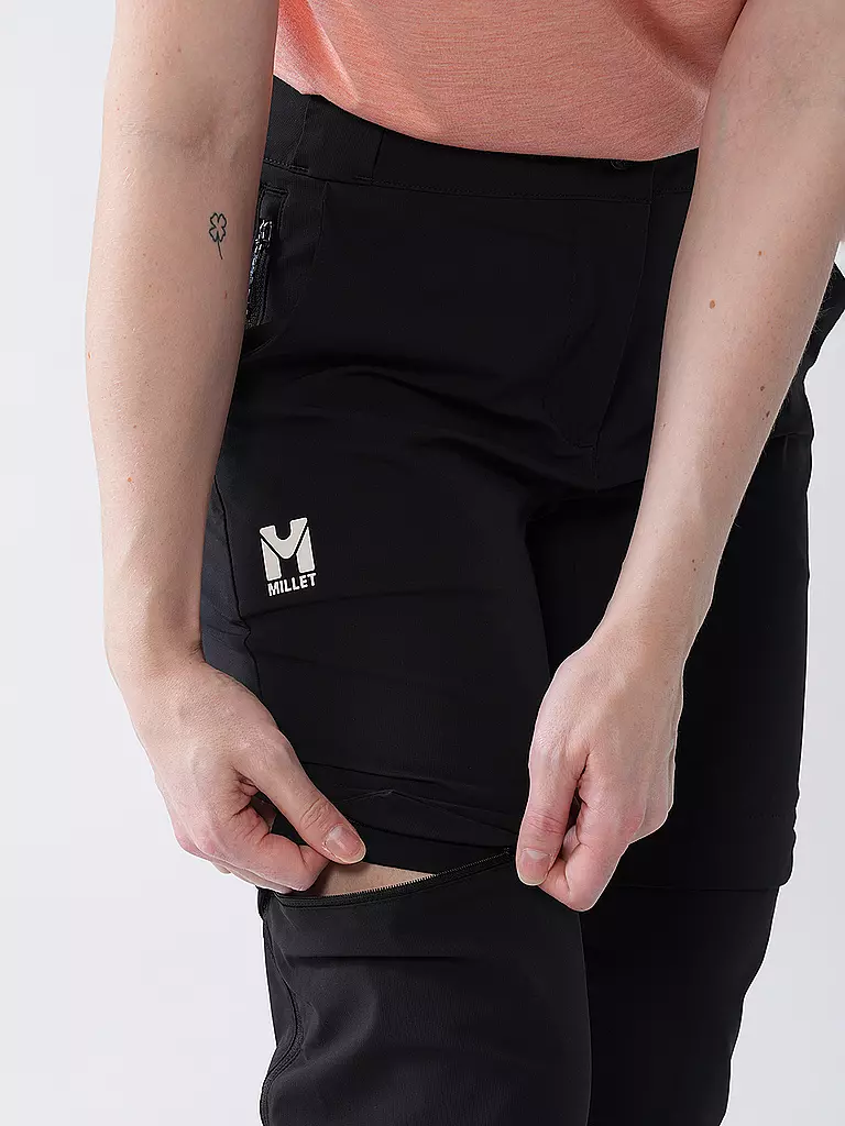 MILLET | Damen Wanderhose Ubic Stretch ZipOff | schwarz