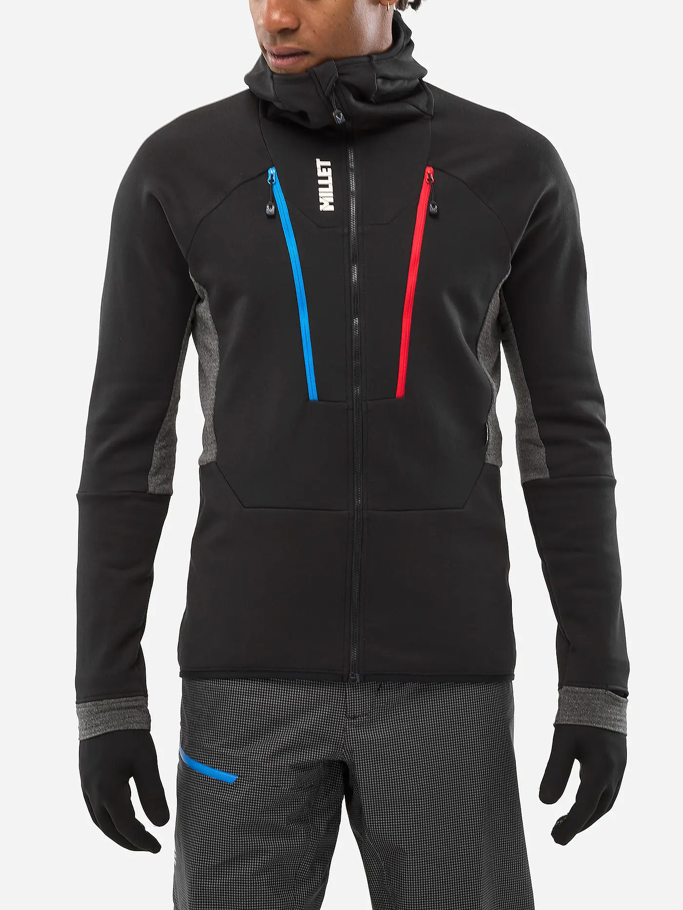 MILLET | Herren Hybridjacke TRILOGY ICON WOOL Fleece Hoodie | schwarz