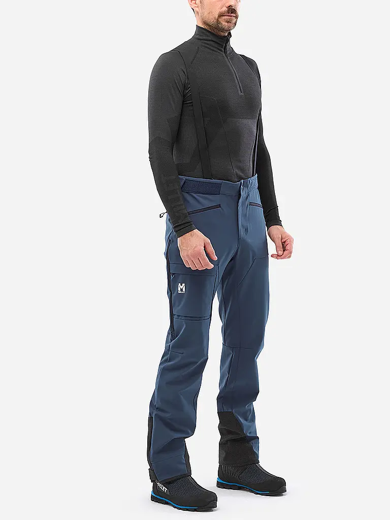 MILLET | Herren Softshell Tourenhose Kamet Shield mit Träger | 