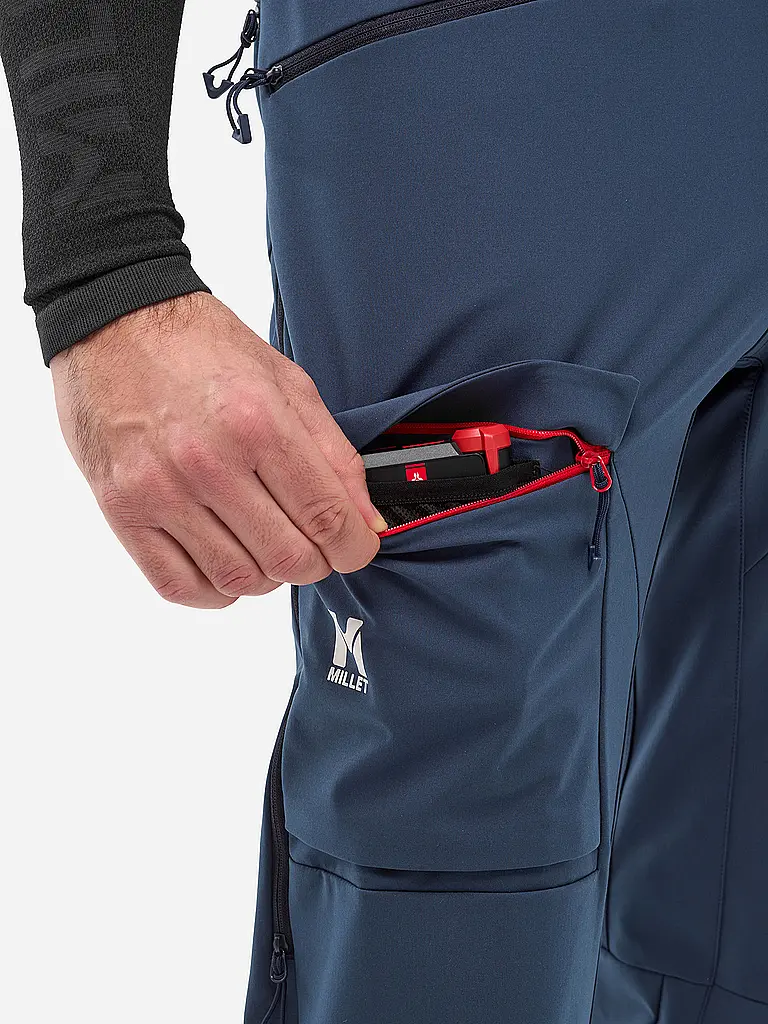 MILLET | Herren Softshell Tourenhose Kamet Shield mit Träger | 