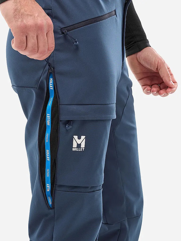 MILLET | Herren Softshell Tourenhose Kamet Shield mit Träger | 