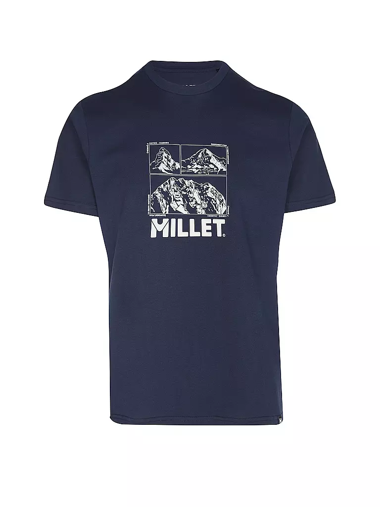 MILLET | Herren T-Shirt Charmonix Logo | dunkelblau