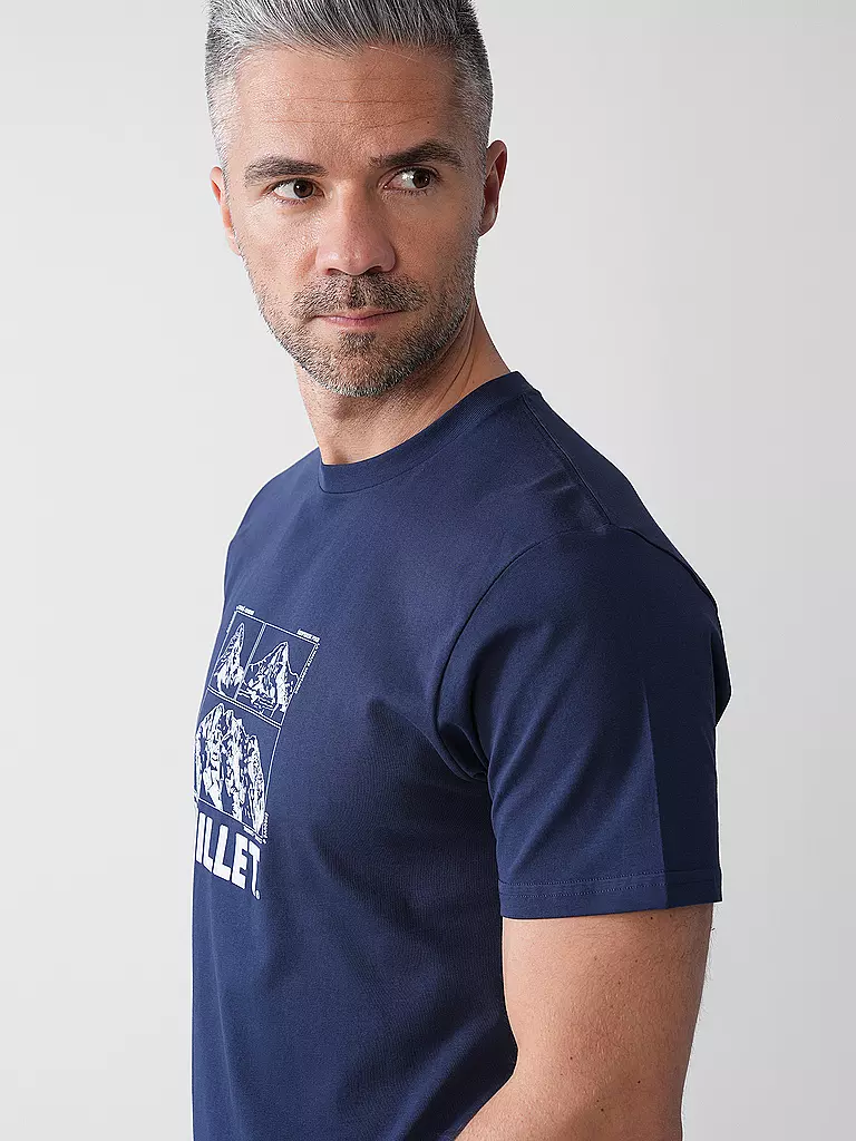 MILLET | Herren T-Shirt Charmonix Logo | dunkelblau
