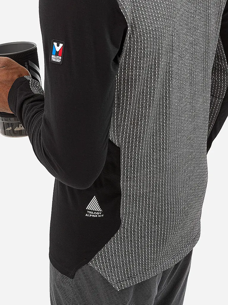 MILLET | Herren Tourenshirt  TRILOGY JORASSES WOOL | Schwarz