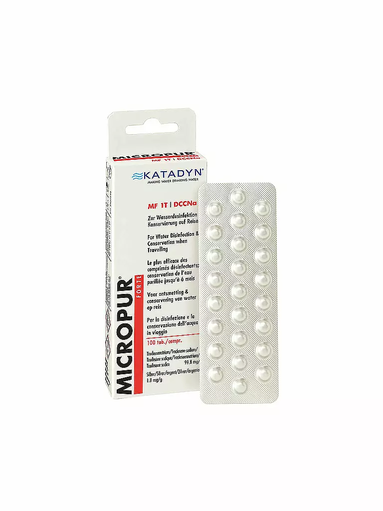 MIRCROPUR | Micropur Forte MF 1T DCCNa (4x25 Tabletten) | keine Farbe