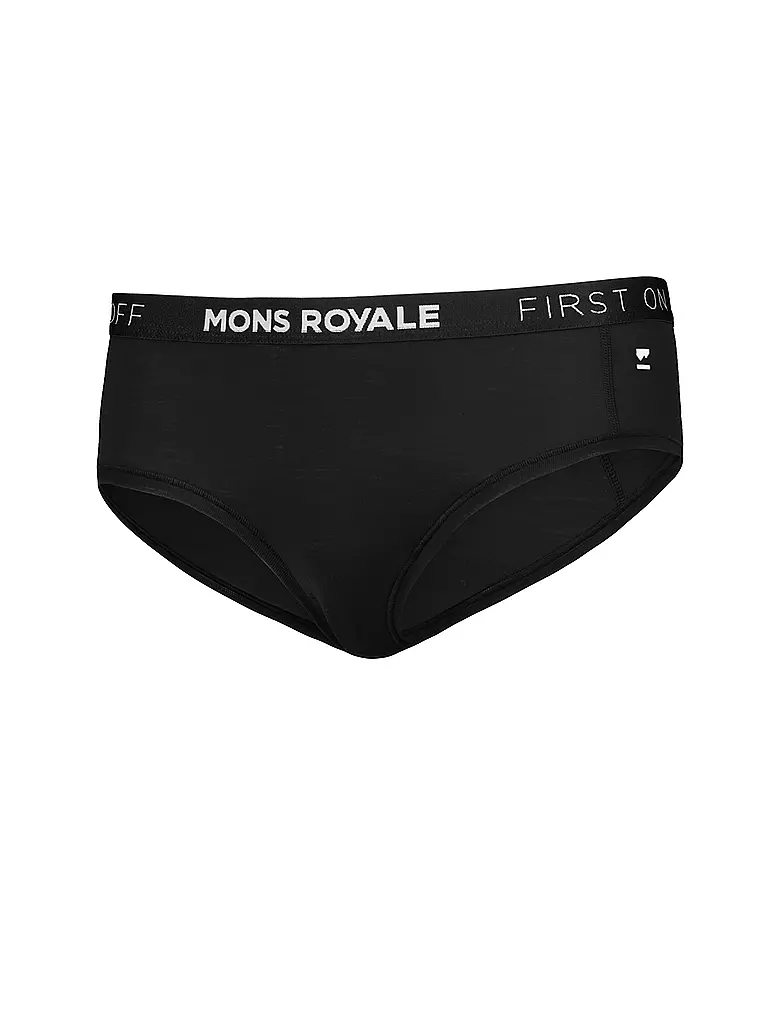 MONS ROYALE | Damen Hotpant Sylvia Boyleg | schwarz