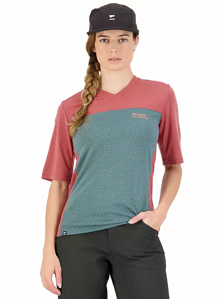 MONS ROYALE | Damen Radshirt Redwood Enduro VT | rosa