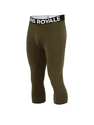 MONS ROYALE | Herren 3/4 Legging Cascade Merino Flex 200 | olive