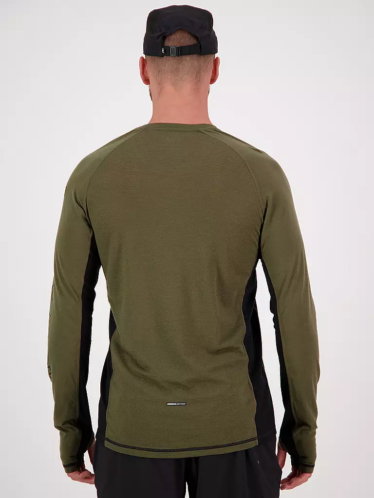 MONS ROYALE | Herren Funktionsshirt Temple Tech | olive