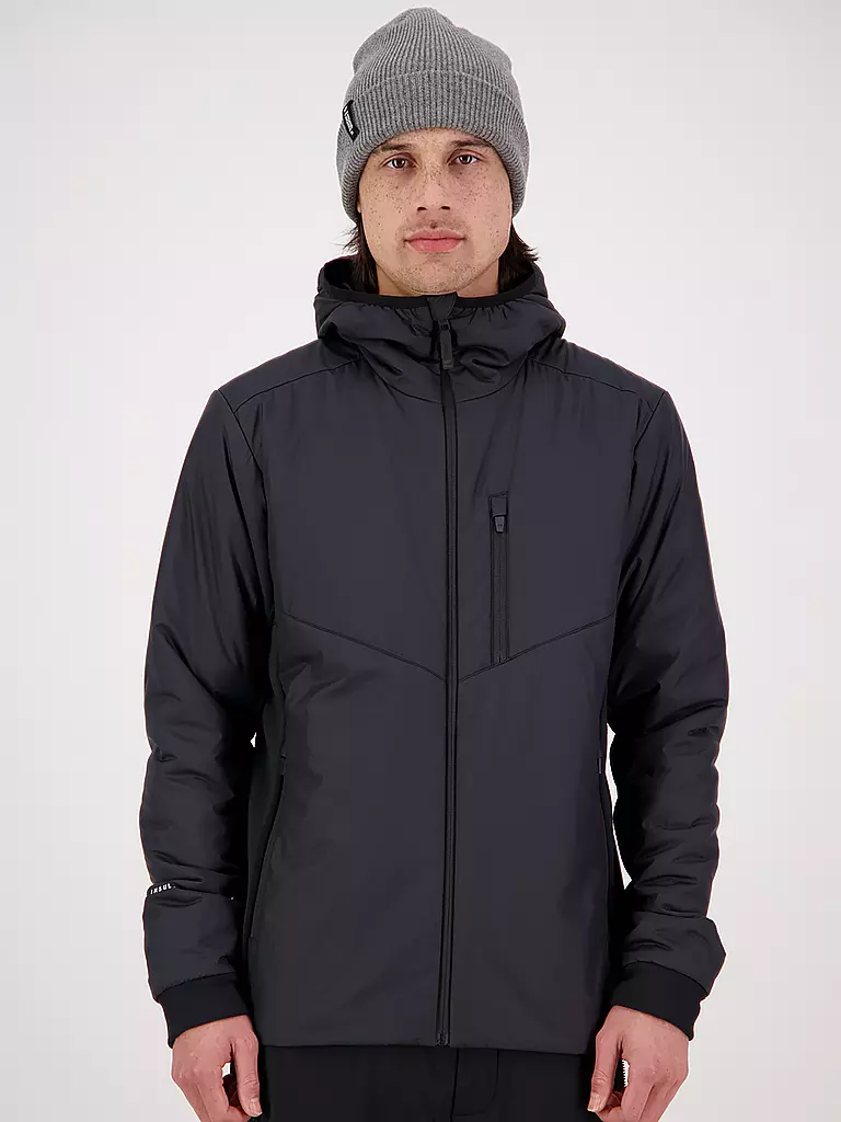 MONS ROYALE | Herren Isojacke Arete Wool Hoodie | schwarz