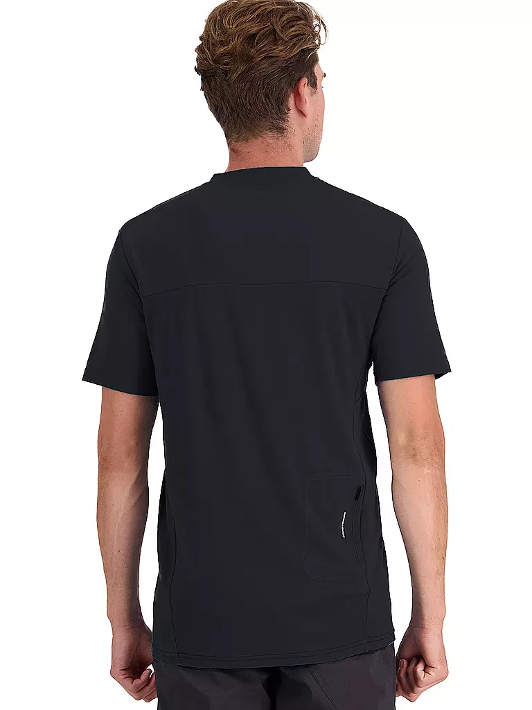 MONS ROYALE | Herren Radshirt Redwood Merino Air-Con VT | schwarz