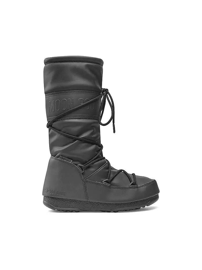 MOON BOOT | Damen Schneestiefel High Rubber WP | schwarz