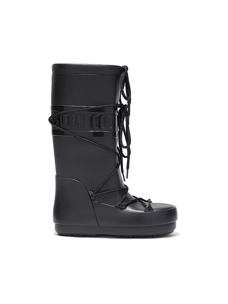 MOON BOOT | Damen Schneestiefel High Rubber WP | schwarz