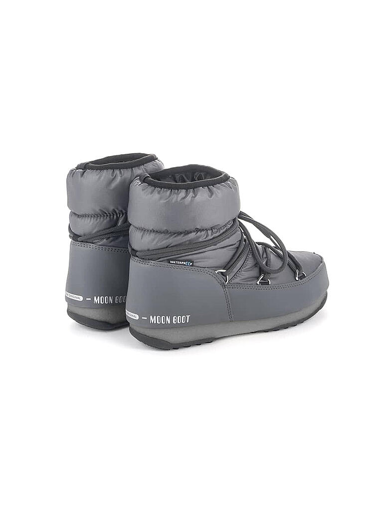 MOON BOOT | Damen Schneestiefel Low Nylon WP 2 | grau