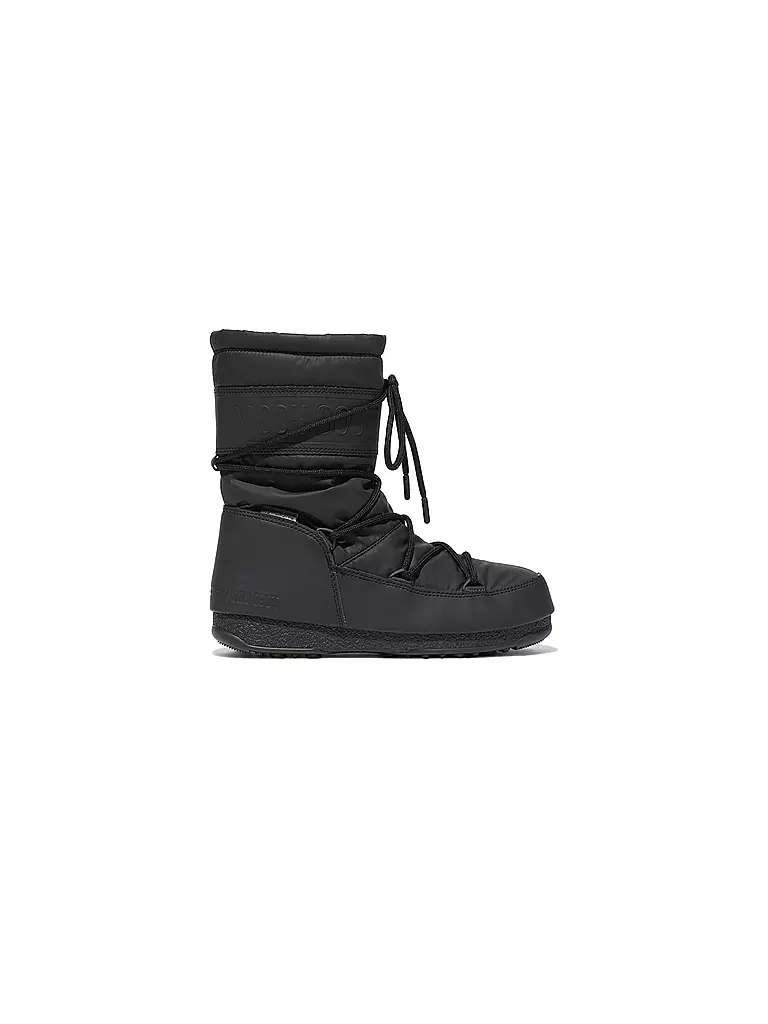 MOON BOOT | Damen Schneestiefel Mid Rubber WP | schwarz