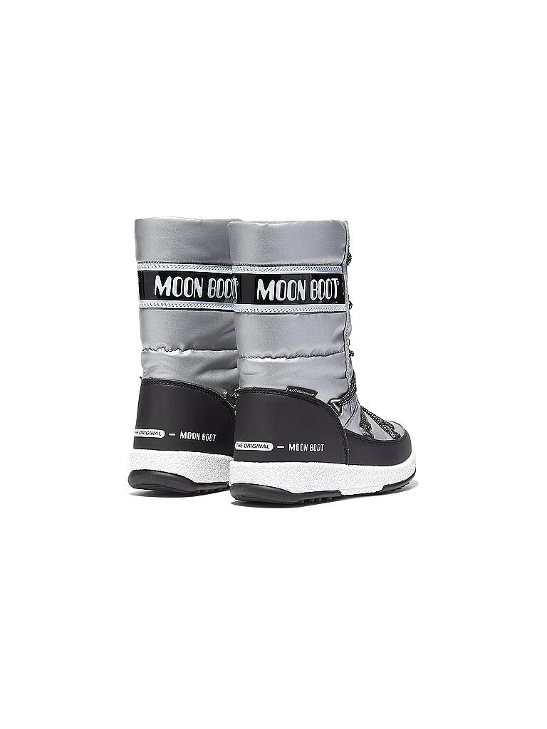 MOON BOOT | Mädchen Schneestiefel Jr G. Quilted WP | silber