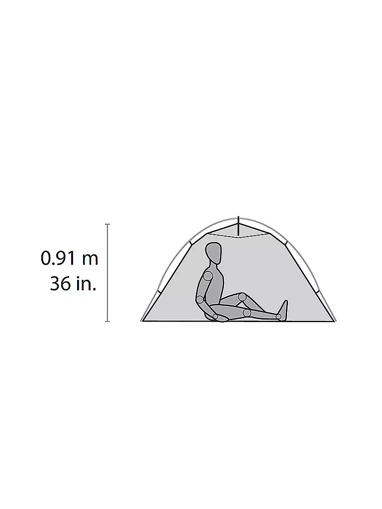 MSR | Zelt Hubba NX Solo UL | grün